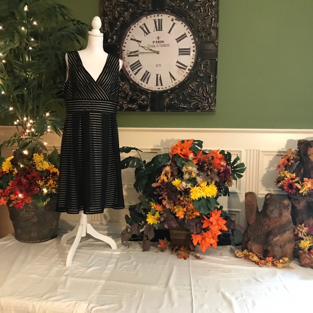 Casual black dress